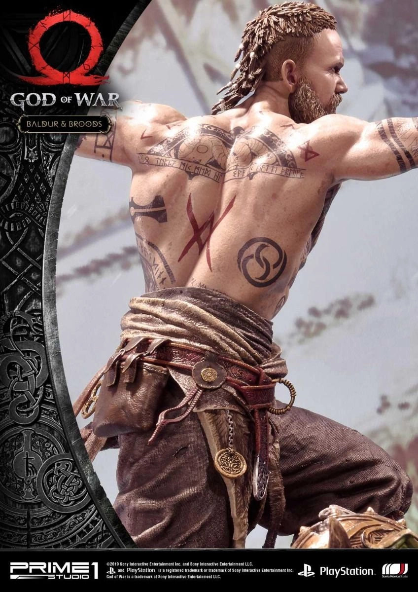 Baldur & Broods Statue - God Of War (62.2 cm)