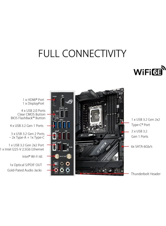 ROG STRIX Z790-E - LGA 1700 DDR5 WiFi 6E