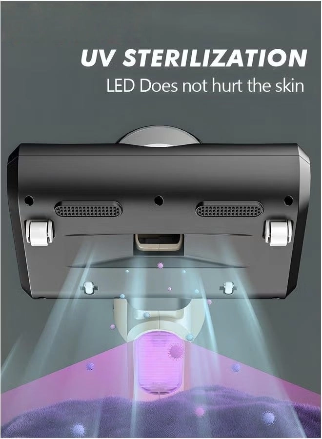 Bed UV Vacuum Cleaner - 12KPa Black