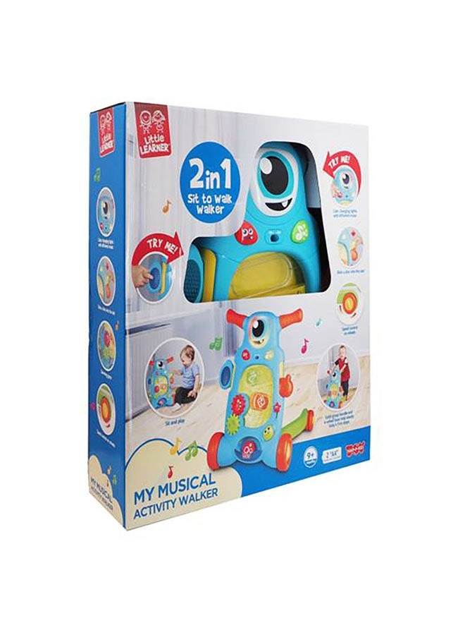 Little Learners My Musical Activity Walker - 4-wheel 9 months