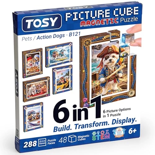 Action Dogs Puzzle (P1.PC48.ACDOG) - 48 pcs