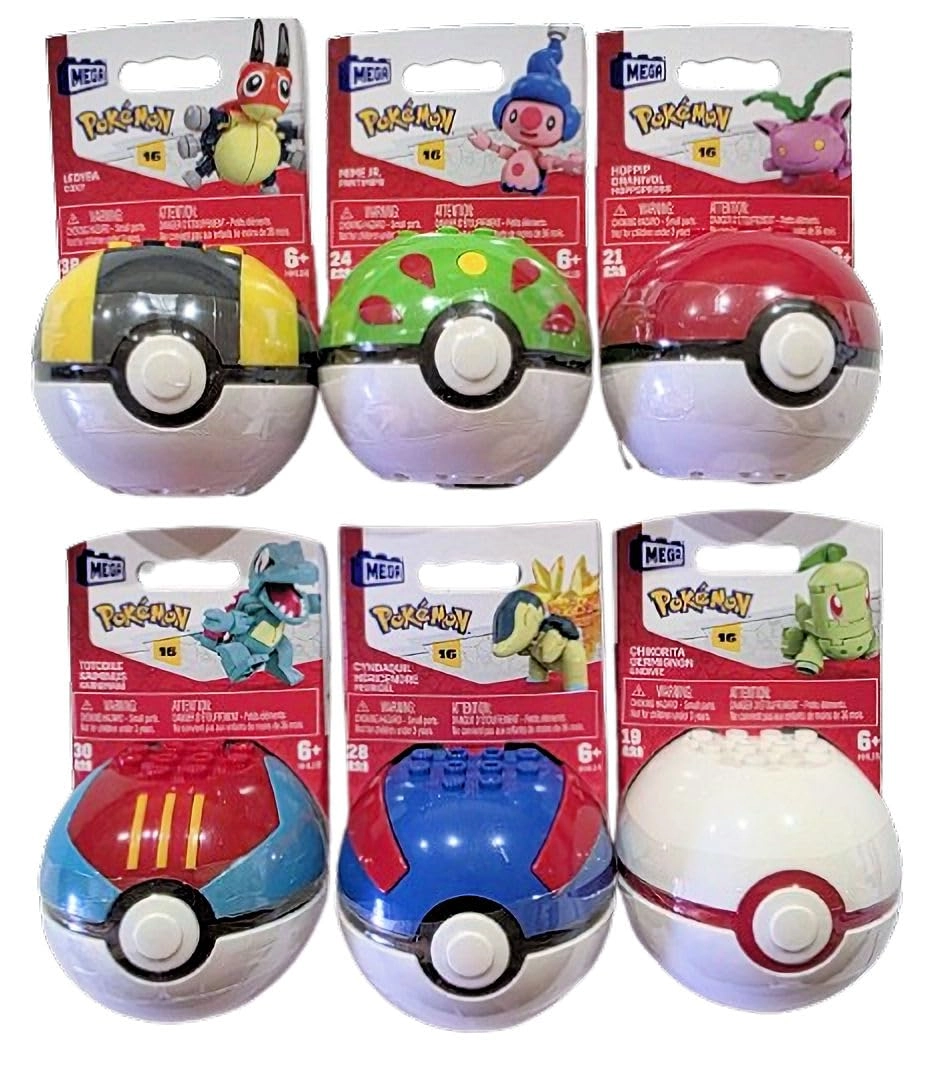 Mattel Pokémon Poké Ball Building Set