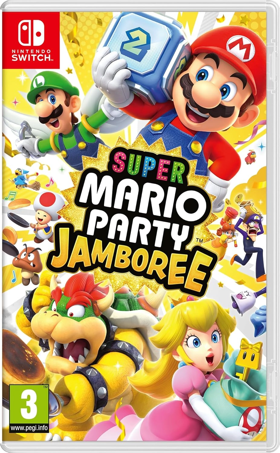 Super Mario Party Jamboree - Dutch, English, French, German, Italian, Japanese, Korean, Portuguese, Russian, Simplified Chinese, Spanish, Traditional Chinese