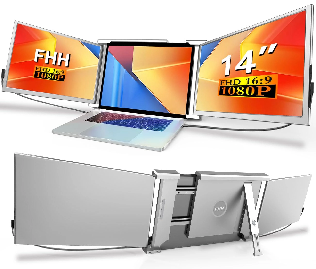 FHH S1 2 - 14" FHD 1080P Triple Monitor