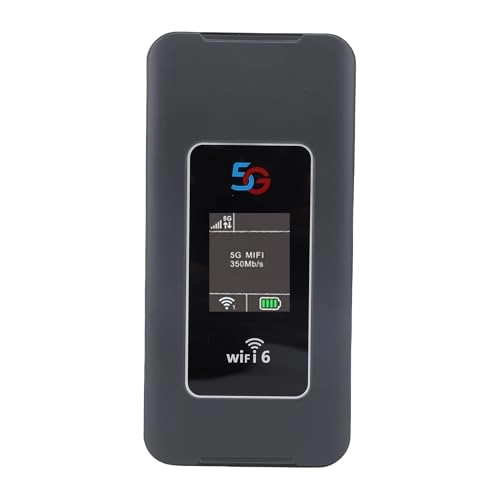 5G Mobile Hotspot Router - 5G WiFi 6 2.5 Gbps 550Mbps