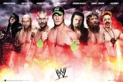 WWE Collage 2014 Poster - 180gsm Paper 61x91.5cm
