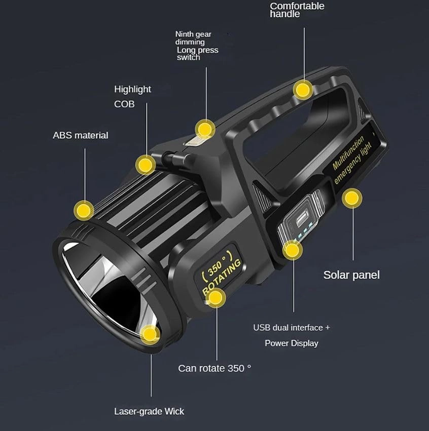 SL-01 Flashlight Rechargeable (1000000lm)