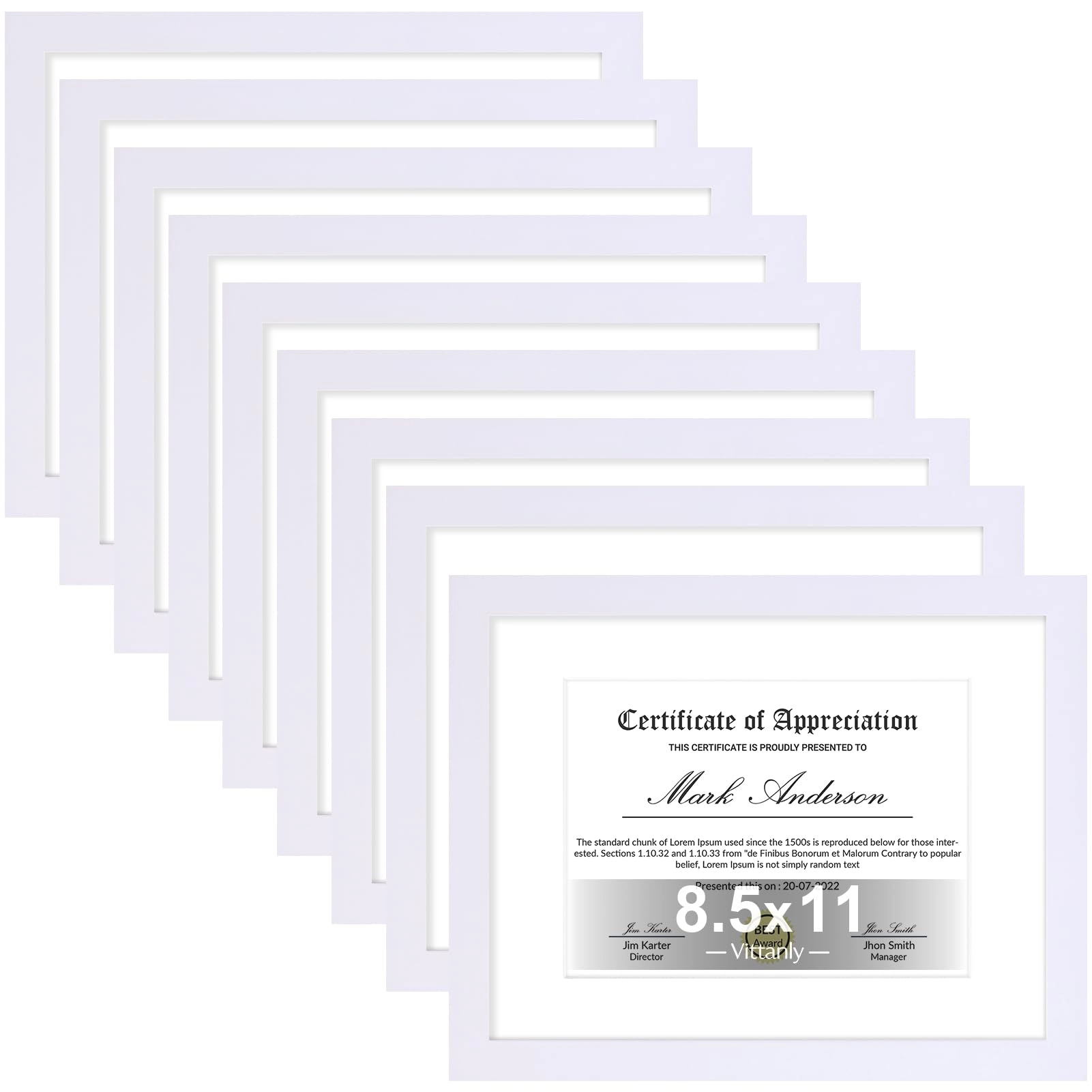 vittanly 8.5x11 Picture Frame