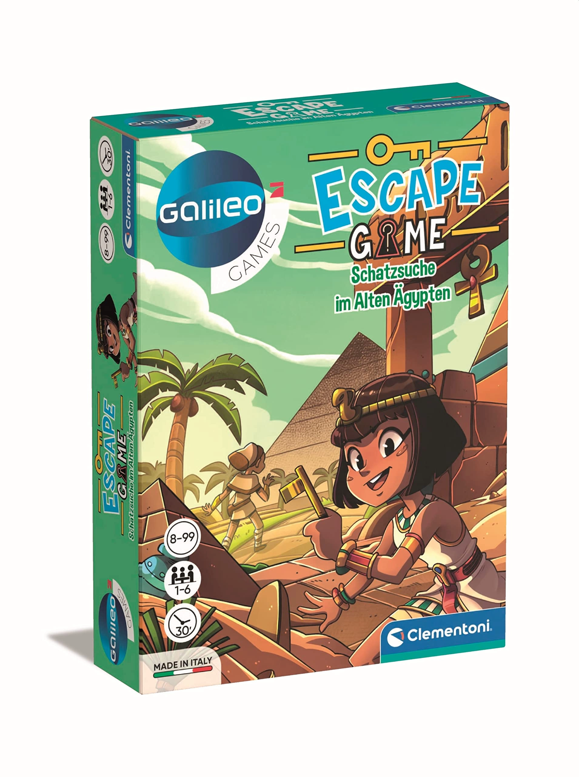 Clementoni Galileo Escape Games - Treasure Hunt in Ancient Egypt (German)