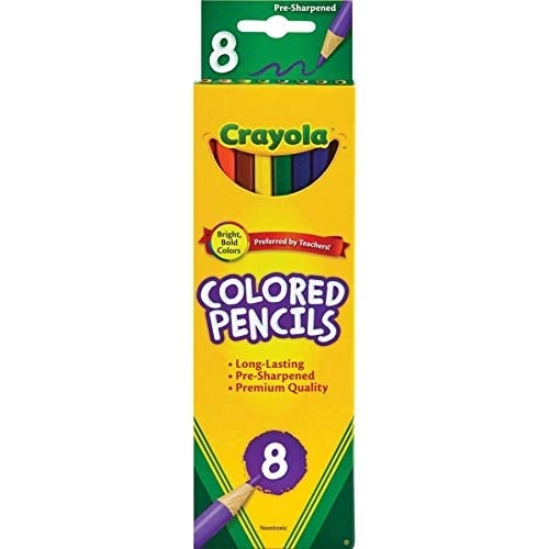 Coloured Pencils - 8 Pcs