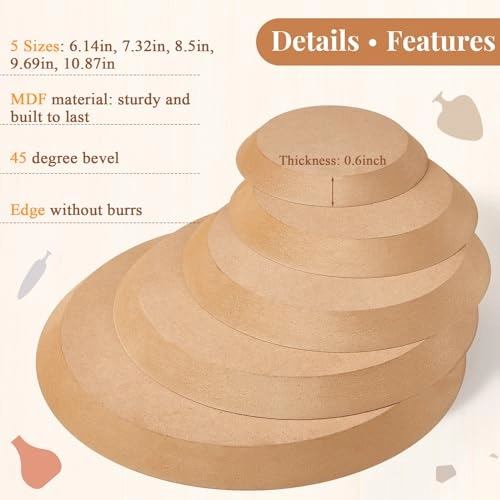 Ceramic Mold - medium density fiberboard 5 pcs.