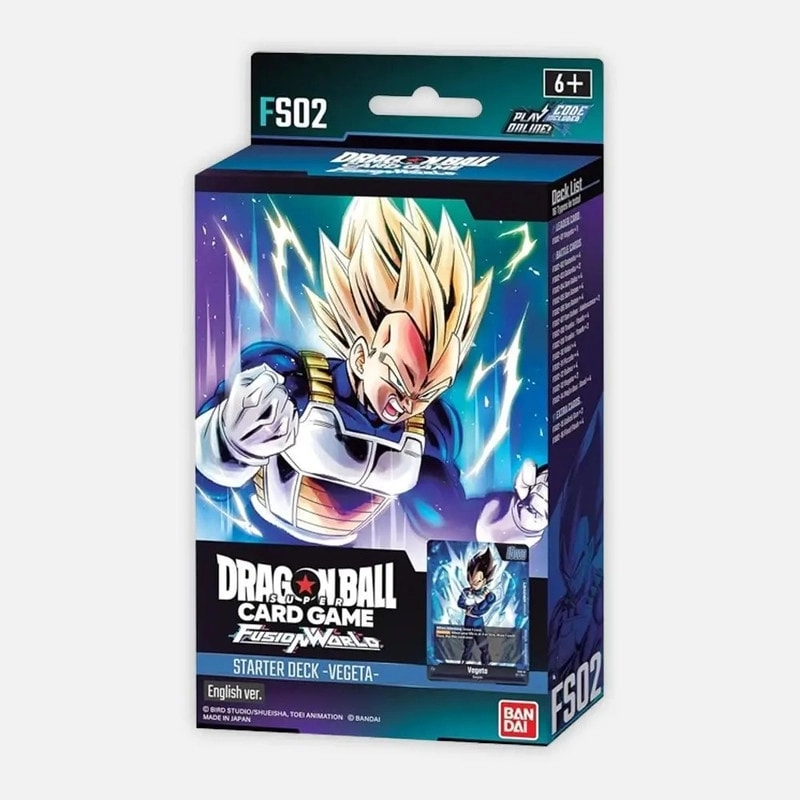 BANDAI TAMASHII NATIONS Fusion World FS02 Vegeta Starter Deck - 51pcs