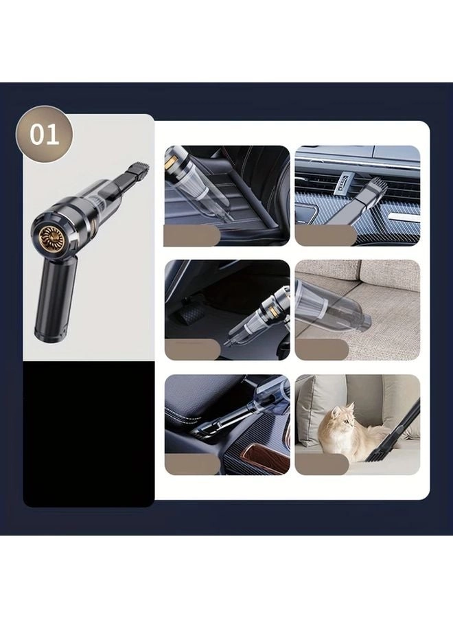 4-in-1 Wireless Handheld Vacuum Cleaner - 2000mAh