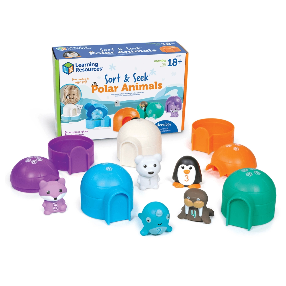Learning Resources Sort And Seek Polar Animals - 18 months+ 15 pieces