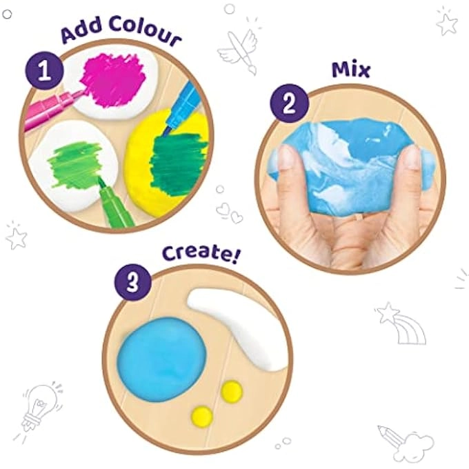 Magic Clay Space Craft- Clay Kit 5+ years 10 pcs