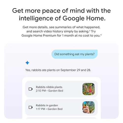 Nest Cam Outdoor (Wired, 2nd Gen) - 2K HDR Pack