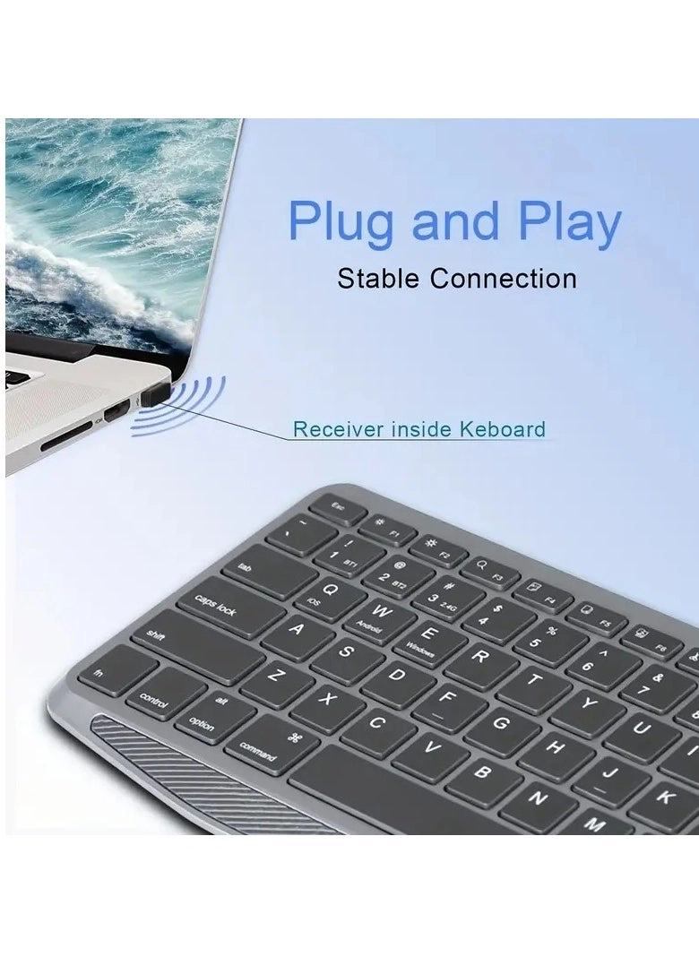 Ultimate Dual-Mode Wireless Keyboard - AR/EN Wireless