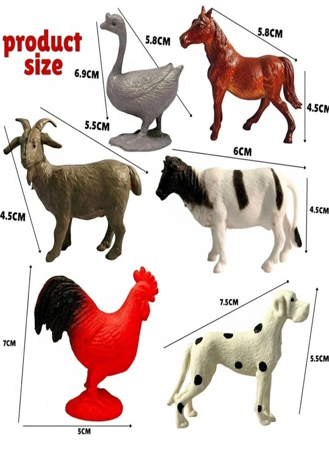 Farm Animal Toy Set - 2+ Years 6 pieces