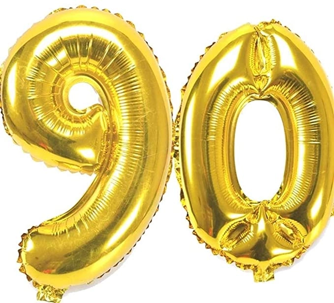 Party Time Trading LLC Number Balloons - 40 Inch Silver