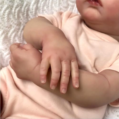 Reborn Doll - 18"/48cm Soft Silicone vinyl Pink Ages 3+
