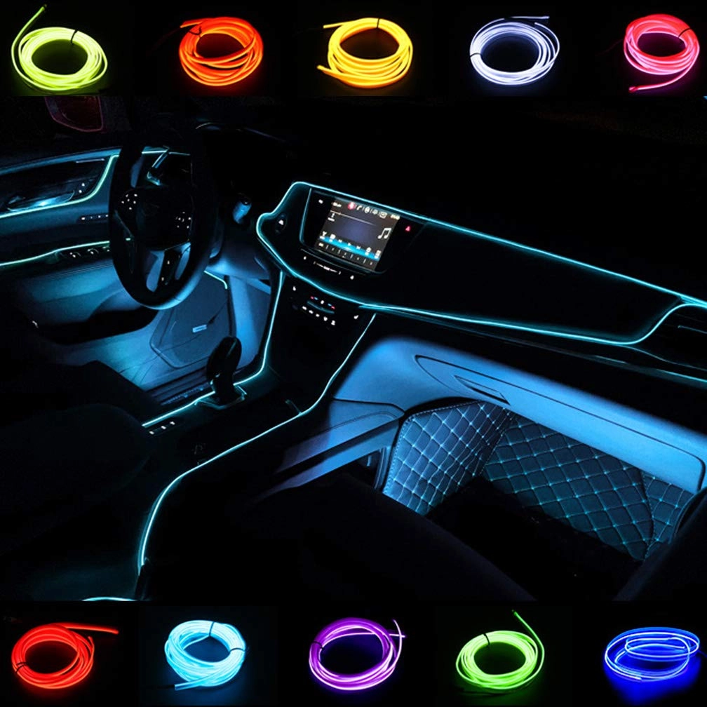 Car Atmosphere Light El Wire - 5m/16ft
