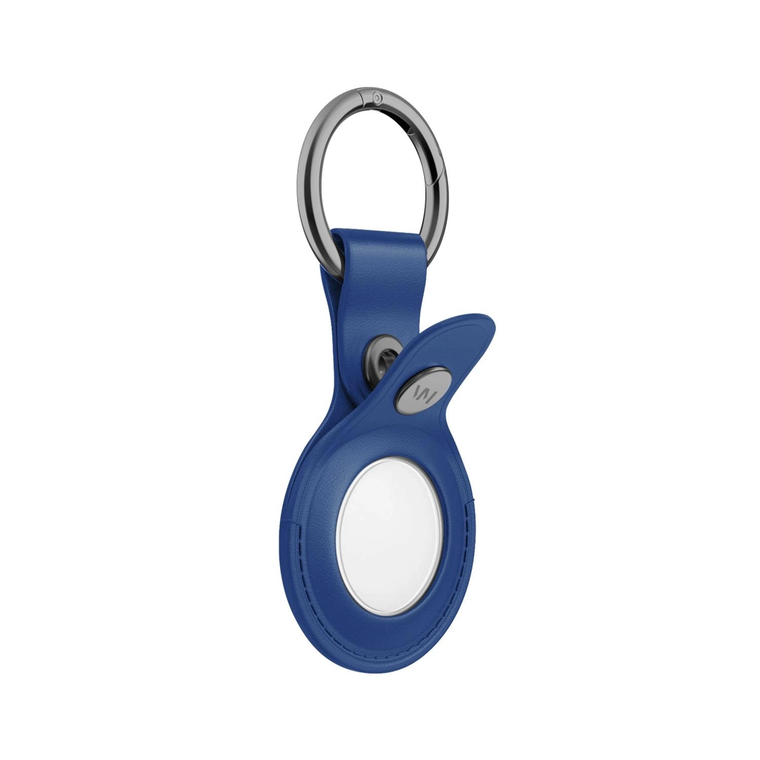 Viva Madrid Airtrax Leather Case - Key Ring Blue