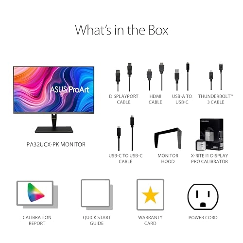 ProArt PA32UCXPK - 3840 x 2160 Pixels 32 Inches