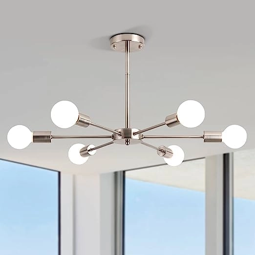 GAUVIK 245/6 Light Chandelier - silver E26/27