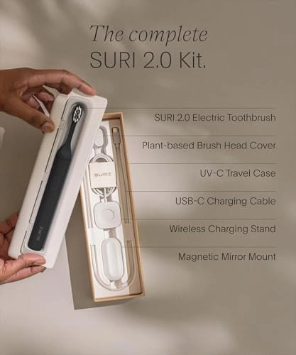 2.0 - Sonic Electric Toothbrush 40+Day Battery UV-Cleaning Travel Case