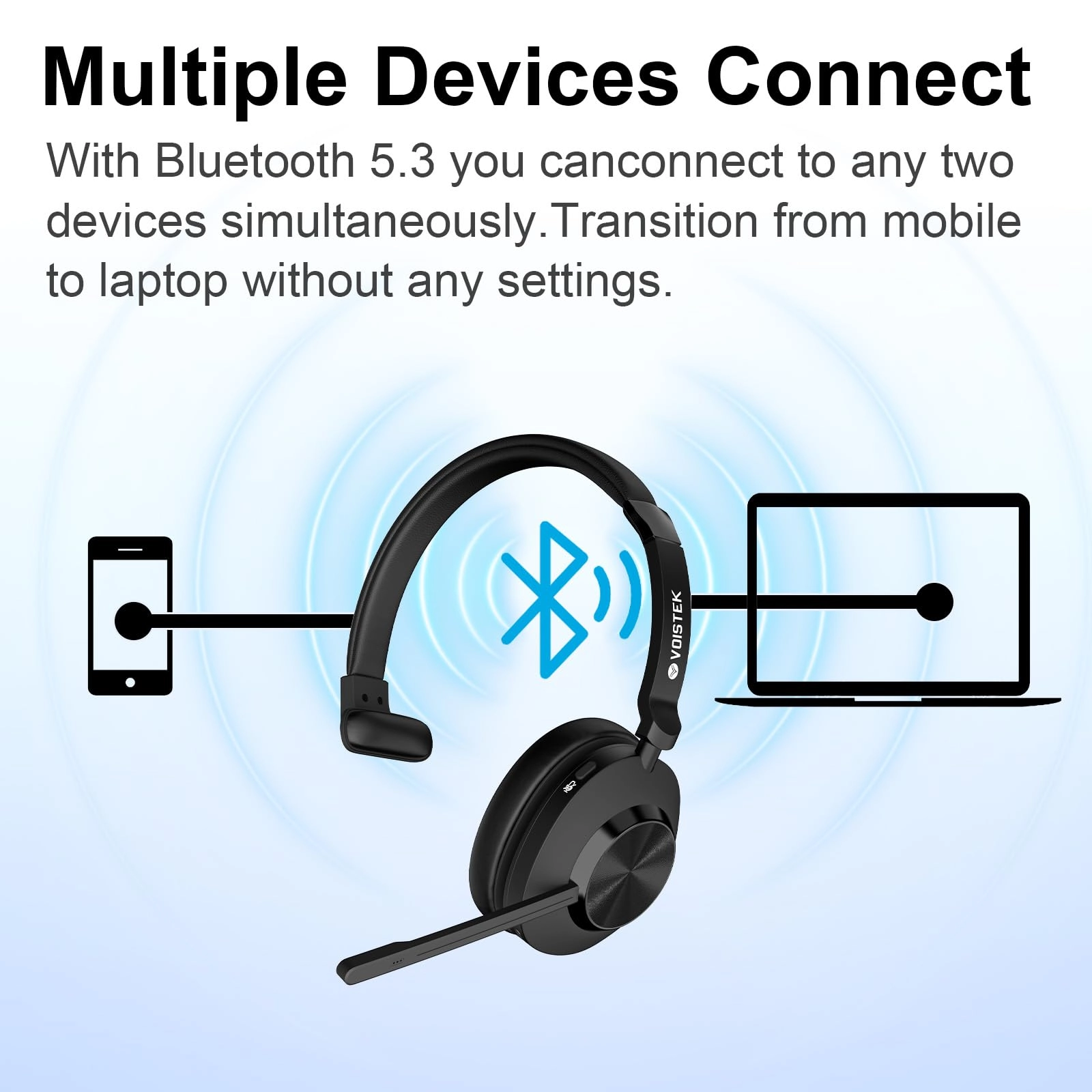 VS887BT Wireless Headset