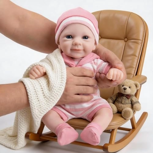 Reborn Baby Doll - 12 inch Girl Ages 3+