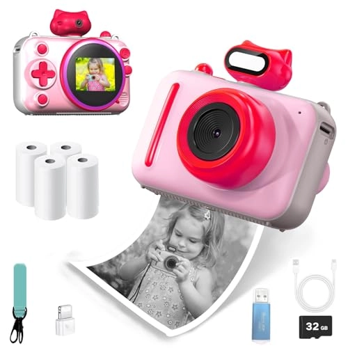 WJ-PO5F-V3.0 - Instant Print 1080P Pink