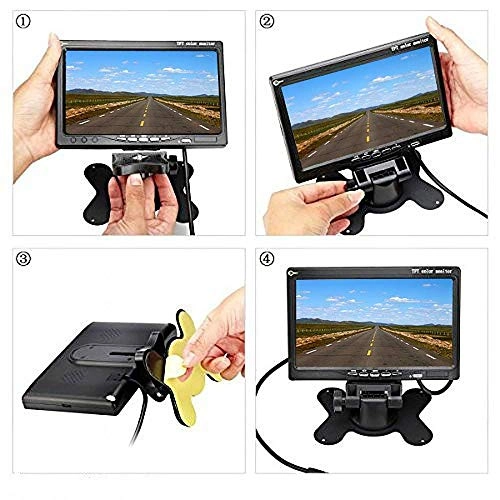 AHD Backup Camera and Monitor Set with DVR - 1080P