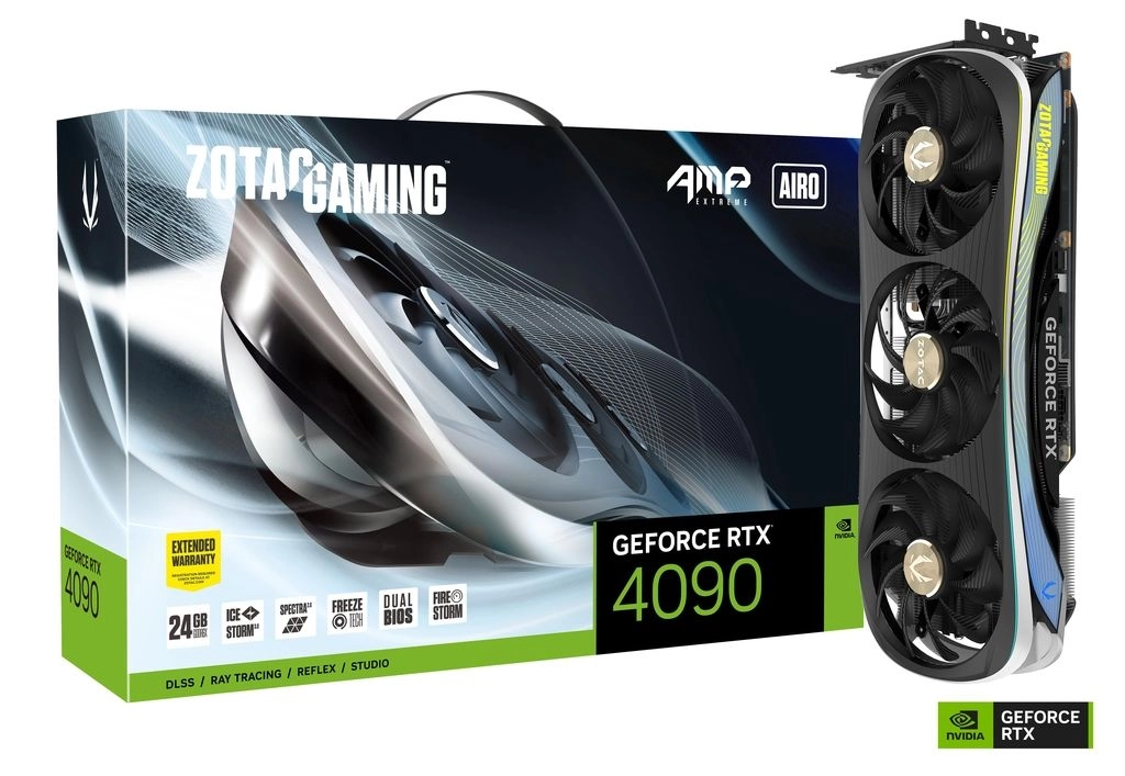 Zotac GeForce RTX 4090 Amp Extreme Airo - DLSS 3 IceStorm 3.0