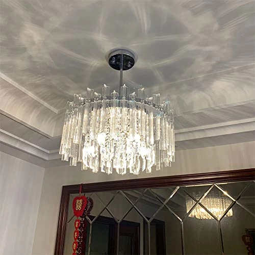 Round Crystal Hanging Light - 100cm