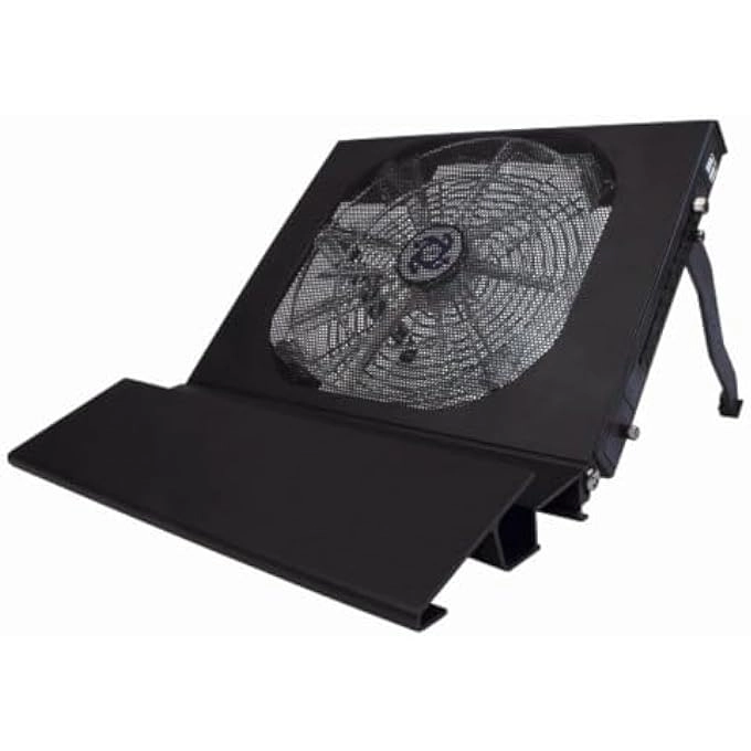 Laptop Cooling Pad Stand - Quiet Fan Height Adjustable USB Interfaces