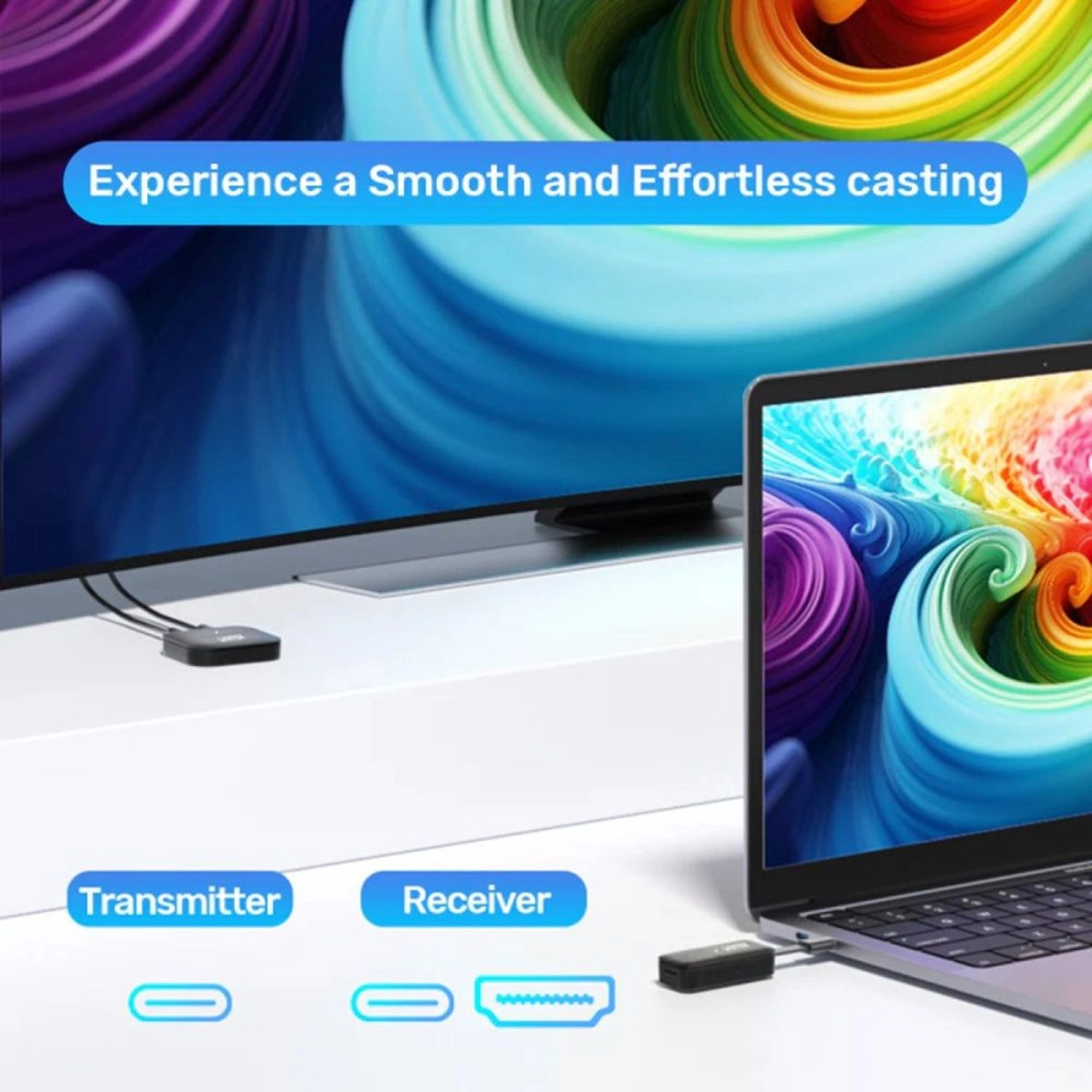 USB-C Wireless HDMI Extender Kit - 1080p@60Hz