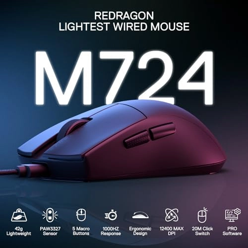 M724 Gaming Mouse - Wired