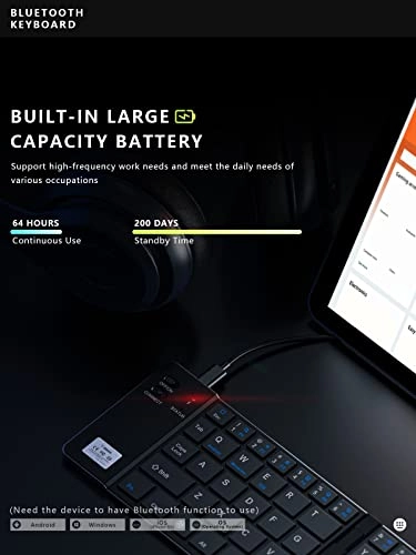 Foldable Bluetooth Keyboard - Wireless