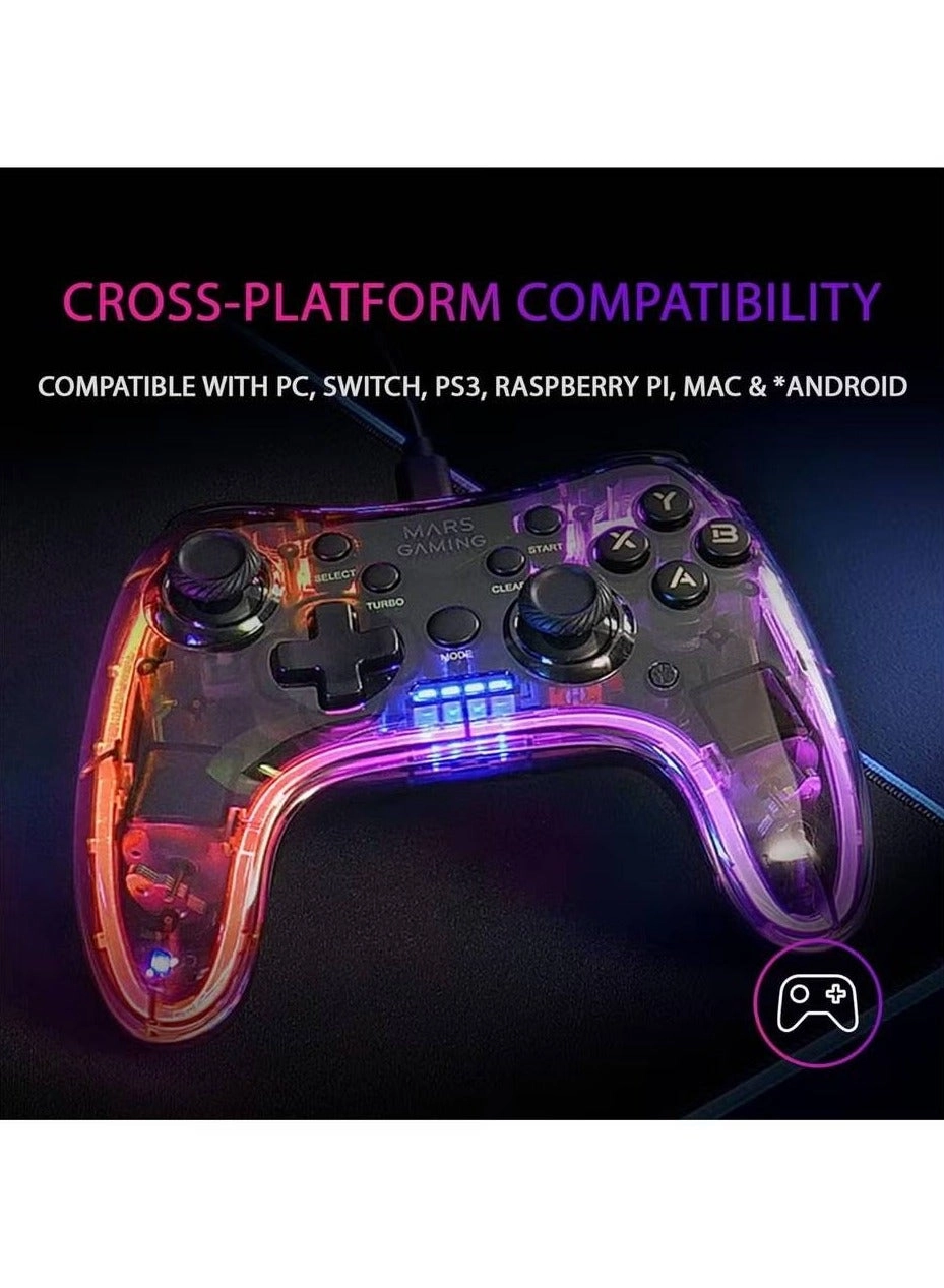 Neon RGB Wireless Gamepad - PC And PS3