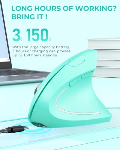 Ergonomic Vertical Mouse - Wireless