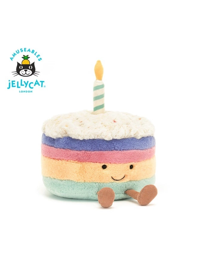 Rainbow Cake Food Family Series 26 cm Plush
