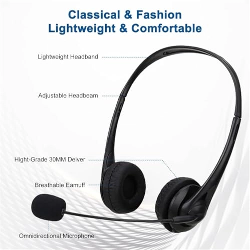USB Computer Headset Wired Headset