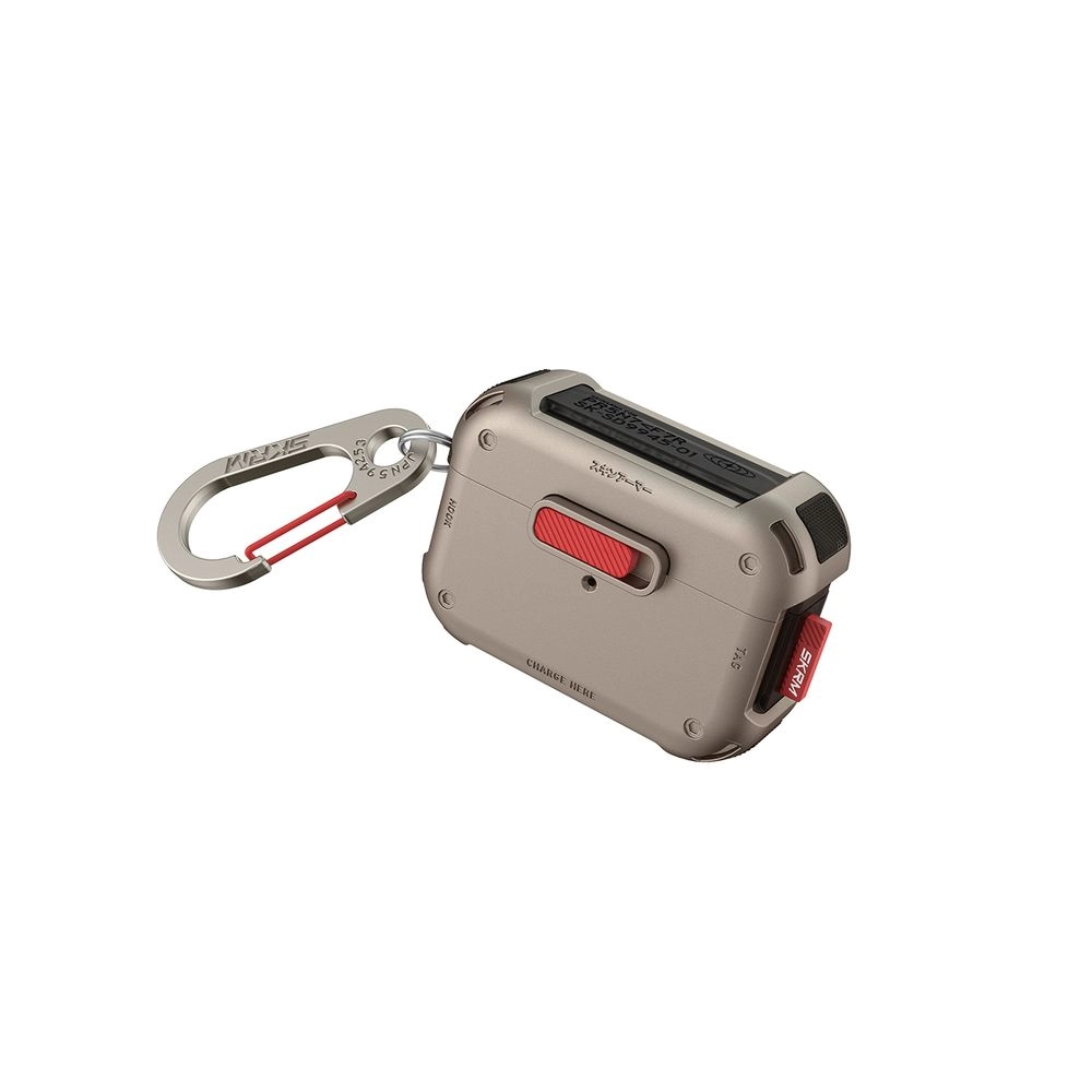 Skinarma Airpods Pro 2 Mecha Case - All-round 360 degree full protection Supports wireless charging