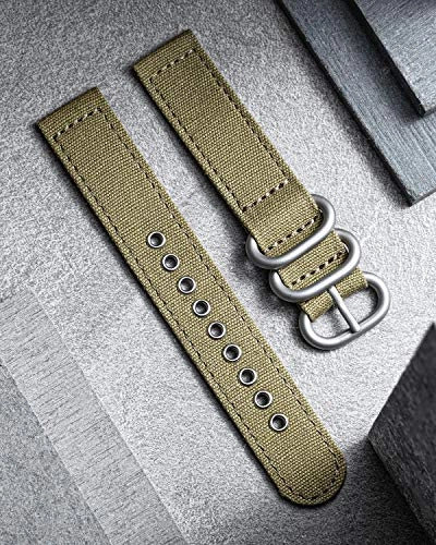 Watch Bands - 20mm 22mm Cotton Canvas