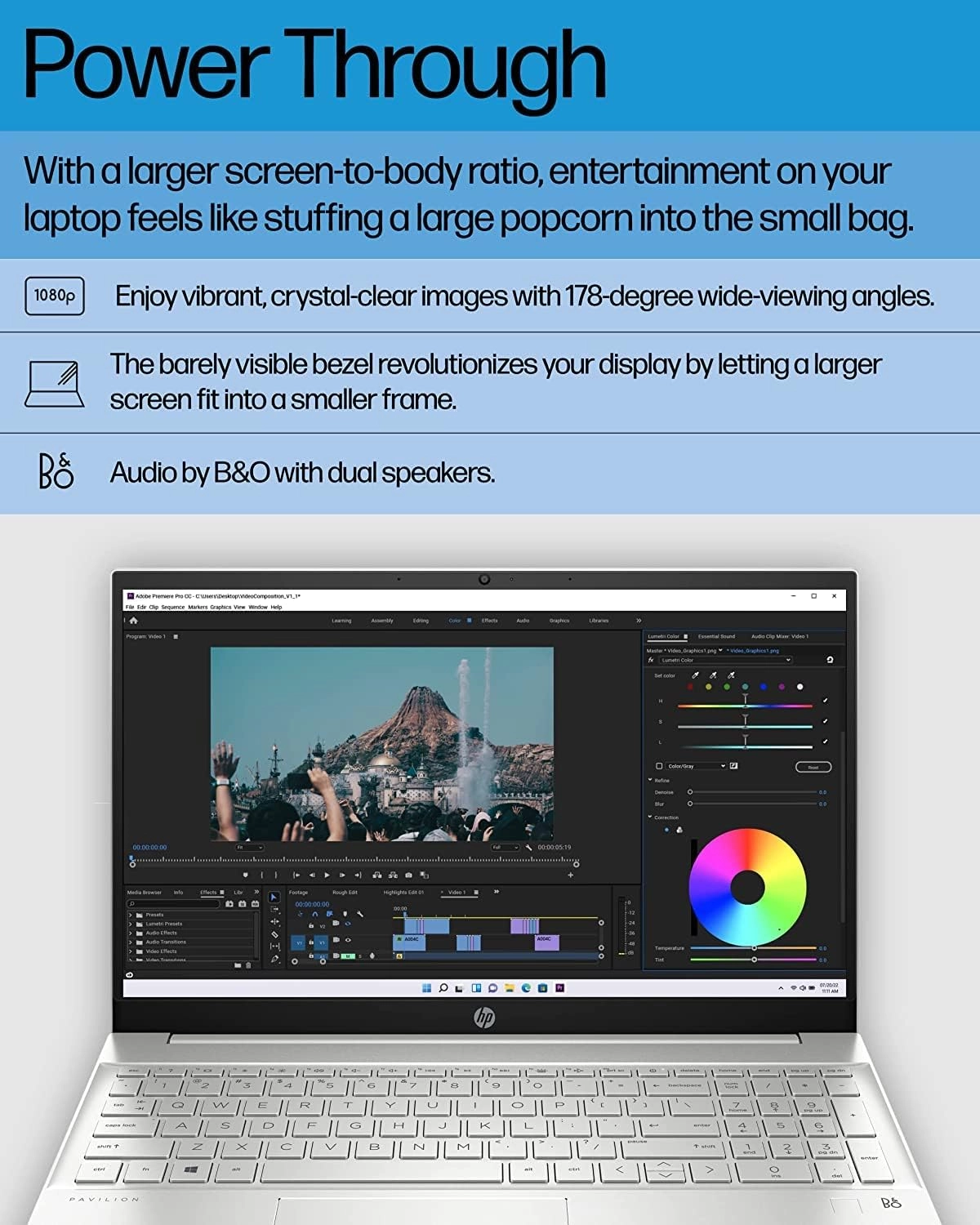 Pavilion - 15.6'' Core i5-1335U 32GB DDR4 1000GB SSD