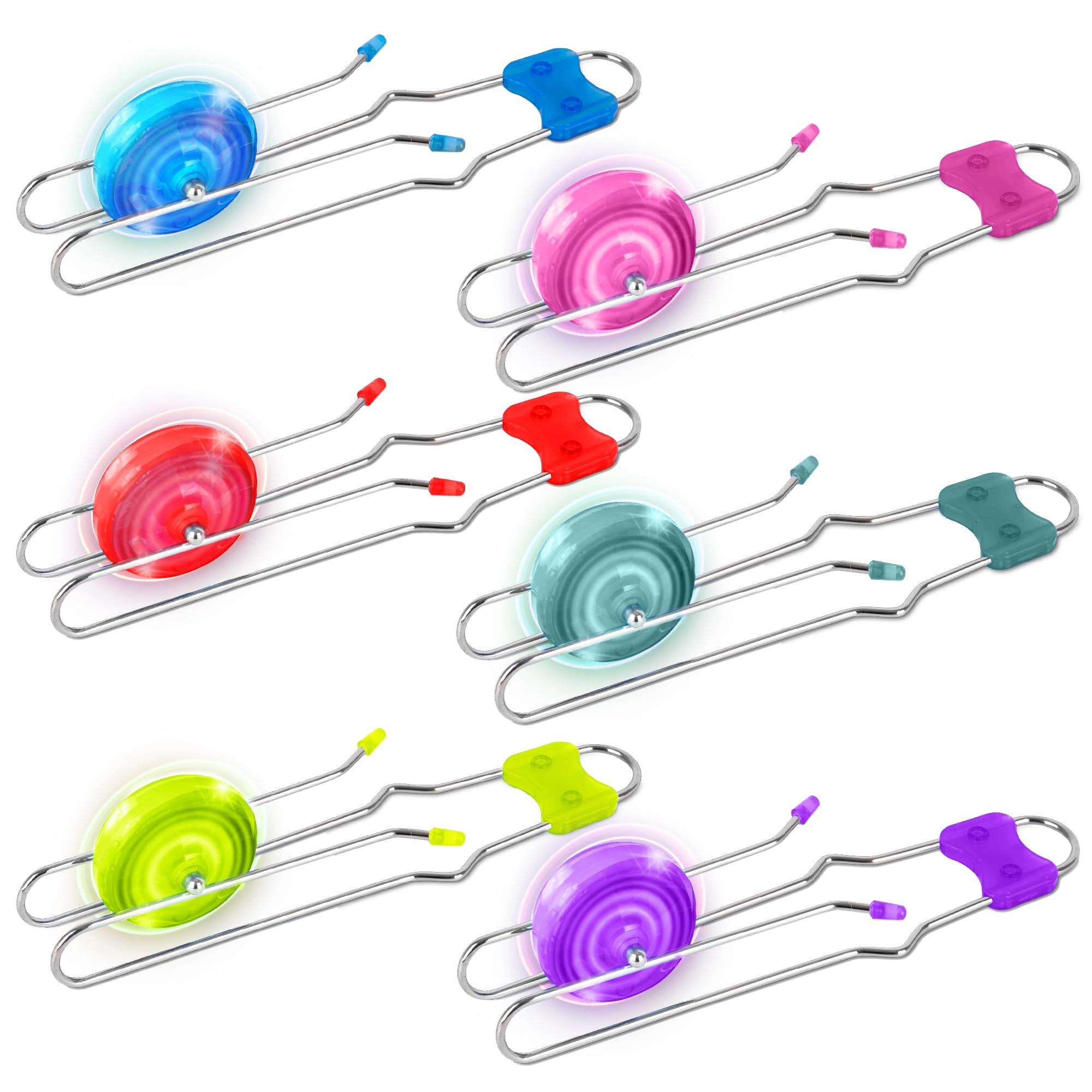 ArtCreativity Spinning Light-Up Toy Set - 3 years+ 6 pieces