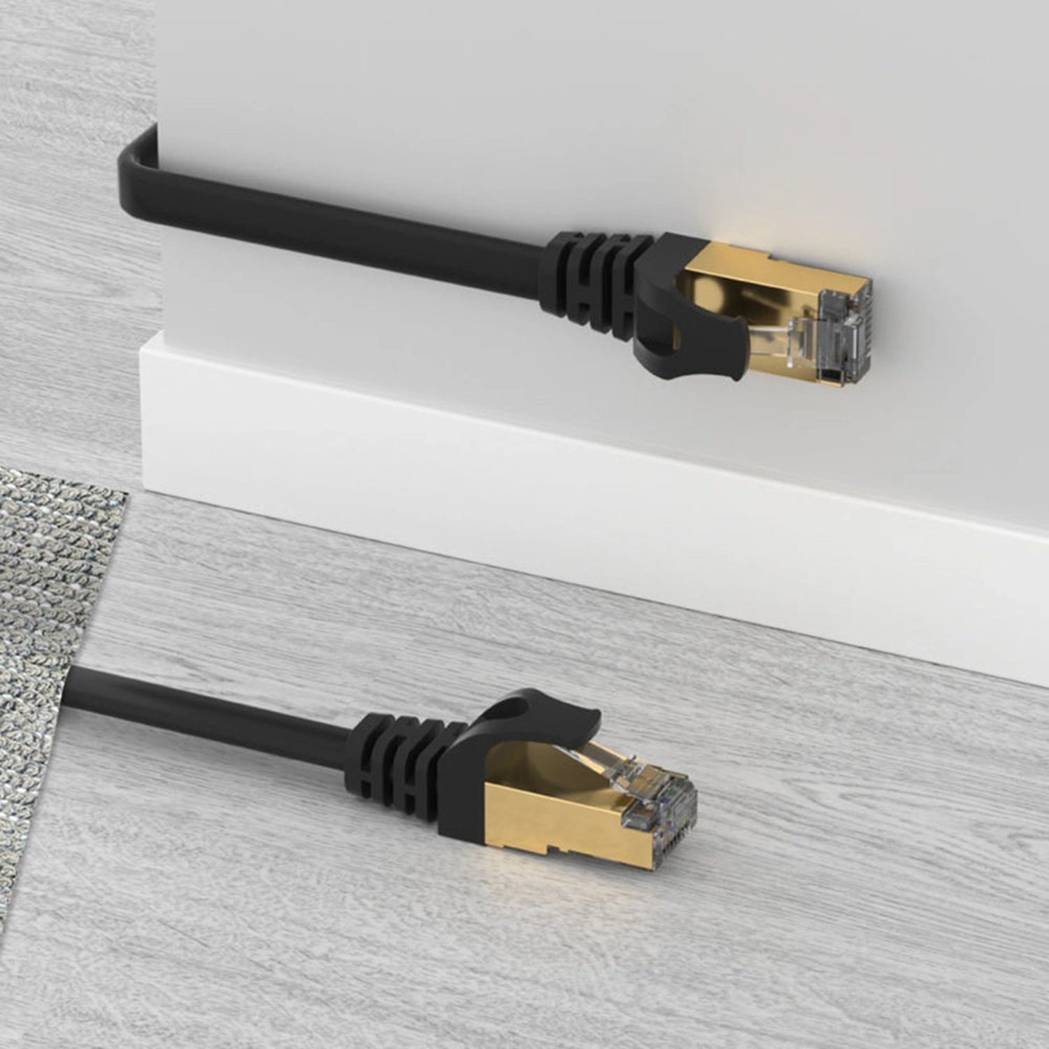 Cat 7 SSTP RJ45 Flat Ethernet Cable - 2 Meter