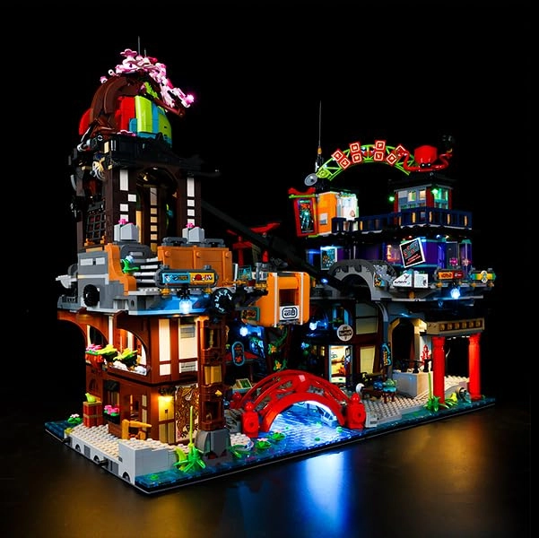 Kyglaring LED Lighting Kit for LEGO 71799 City Markets