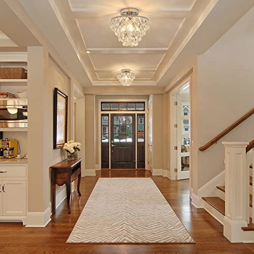 Mini Small Crystal Ceiling Lamp - Dimmable